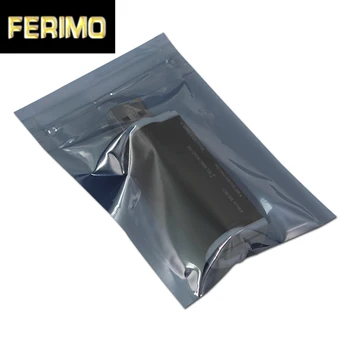 

13*19cm Anti Static Shielding ESD Packing Bag Zip Lock Storage Zipper Self Seal Antistatic Electronics Package Pouch Polybag