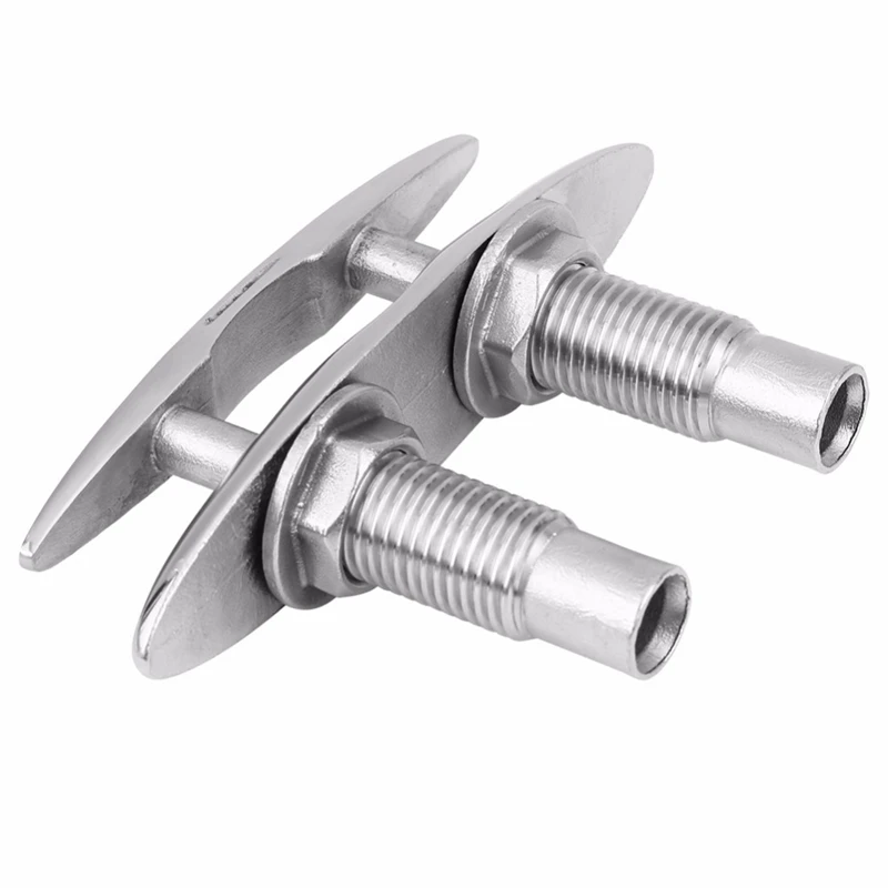 6 дюймов лодка корабль причаливание док аккуратный Cleat двухслойный Push-Pull кабель, болт из нержавеющей стали универсальный для каяк лодки и док Mari