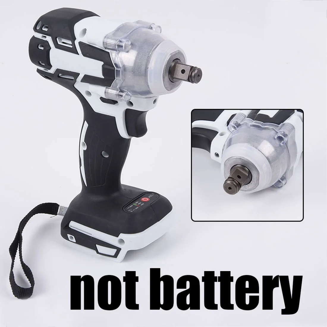 

new Brushless Wrench / Adapter+Mandrel quality 1280W Brushless Electric Hammer Cordless Drill 19800mAH 240-520NM Adjustable