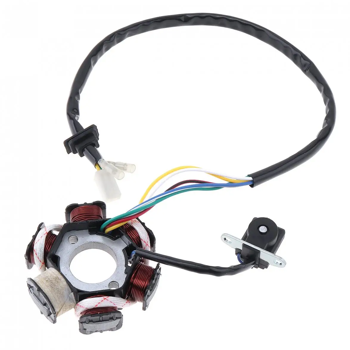 GY6-125 Motorcycle Scooter Generator 6 Coils Magneto Stator For 125cc and 150cc Chinese GY6 Engine ATVs Go Karts Mopeds motorcycle magneto stator motorcycle generator stator