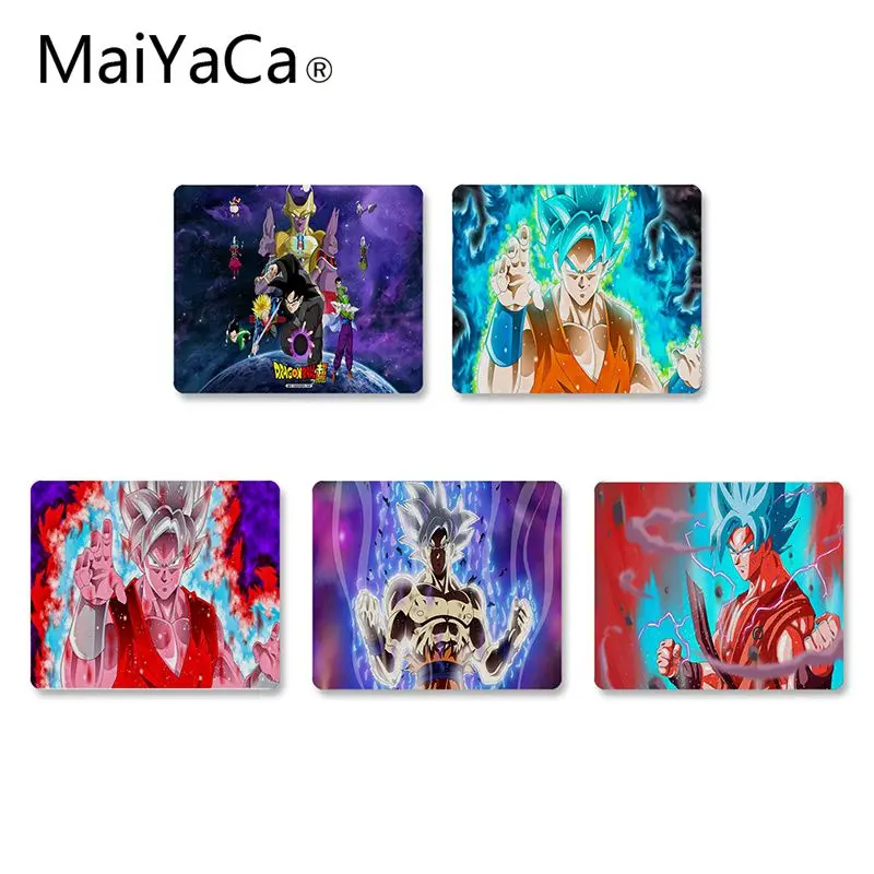 

MaiYaCa JIREN VS GOKU BLUE DRAGON BALL SUPER Pad Big promotion Russia gaming mouse Pad Desktops Mate anime Rectangle Mousemats