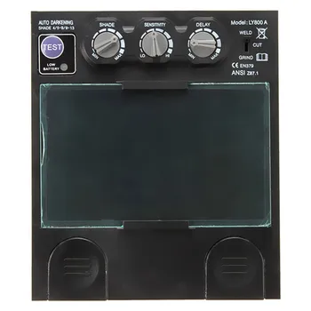 

Big View 4 Arc Sensor Solar Auto Darkening Filter for TIG MIG Welding Helmet Mask Welder Cap Glass 100mm*59.5mm