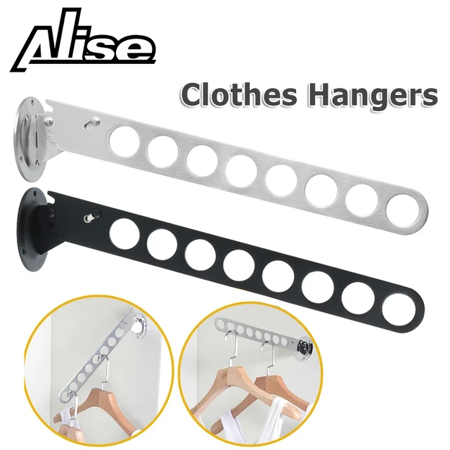 Stainless Steel Clothes Hanger Hook  Clothes Drying Rack Foldable Hook -  6/8 - Aliexpress