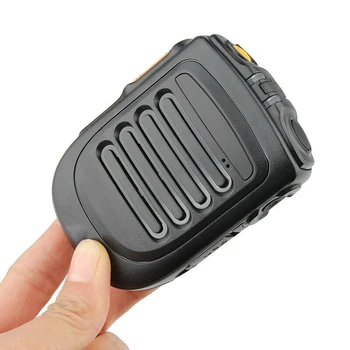 

Walkie Talkie PTT Hand Microphone Portable Black Replacement Signal Interphone