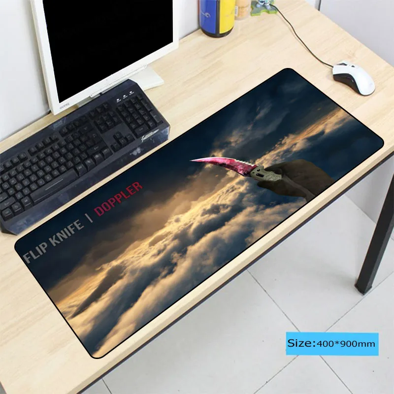  900*400mm Free Shipping Gaming Mouse Pad Locking Edge Large Mouse Mat PC Computer Laptop Mouse pad 