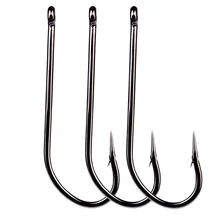 10 шт 1#-8/0 морской пресной воды удлиненное колючая проволока с высоким содержанием углерода Сталь крючок ловли карпа дергающаяся Рыбная аксессуара крючки Fly рыболовный крючок