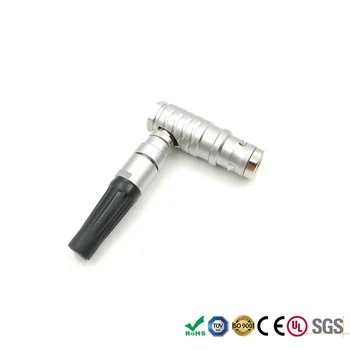 

FHG 0K 1K 2K Series 2 3 4 5 6 7 8 9 10 12 14 16 18 19 Pin Right Angle Male Plug Waterproof IP68 Connector 90 Degree Elbow Plug