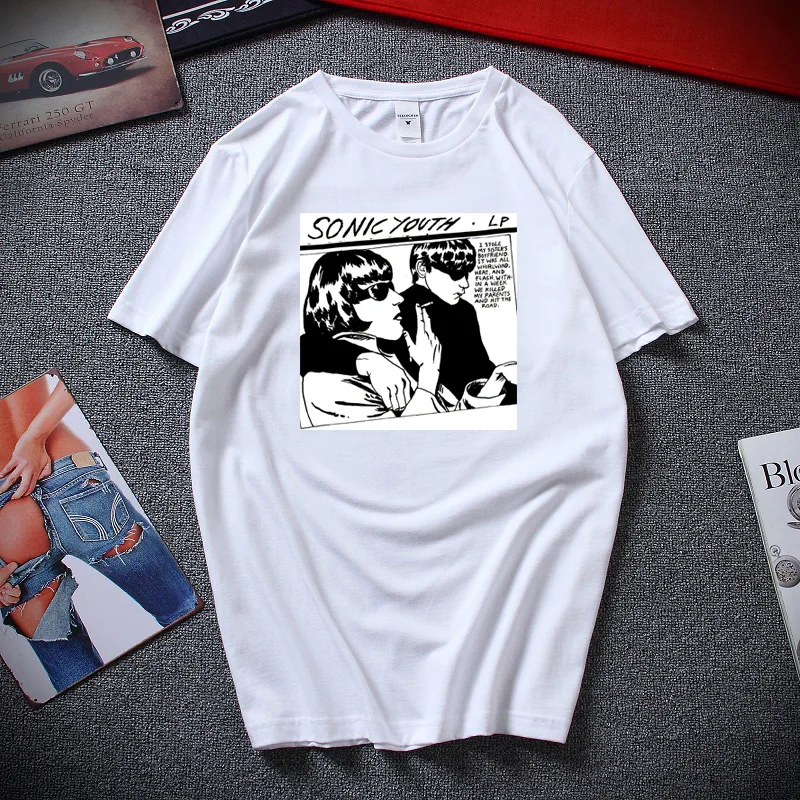 Летняя футболка в стиле Харадзюку с классным звуком, Молодежная футболка унисекс с героями мультфильмов, футболка с короткими рукавами из хлопка премиум-класса, топ Camiseta masculina
