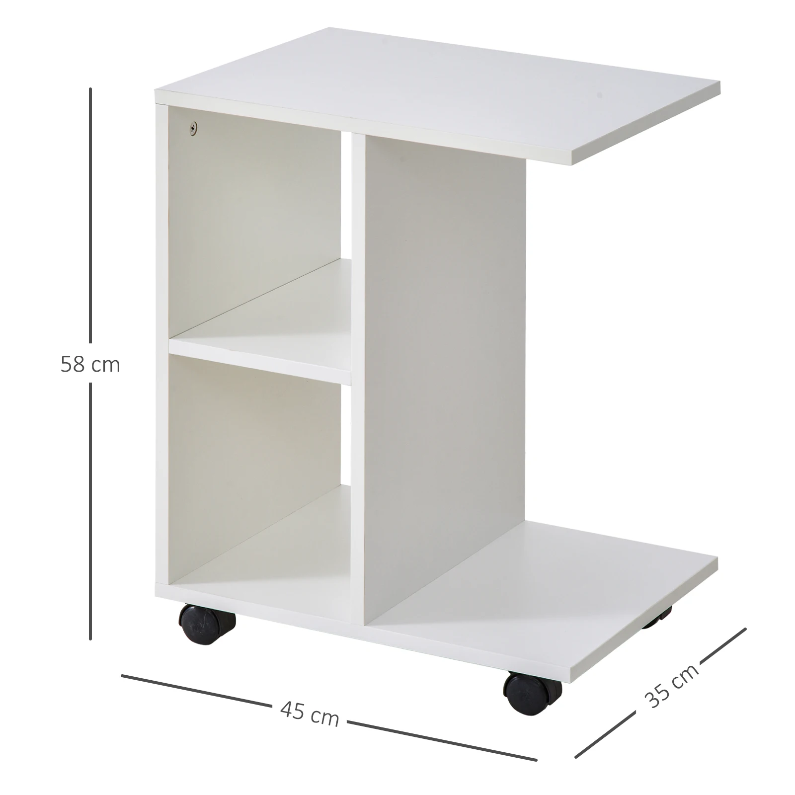 HOMCOM Estantería de Bambú de 5 Niveles Estantería de Pie Moderna para Baño  Cocina Salón Dormitorio 60x26x130 cm Natural