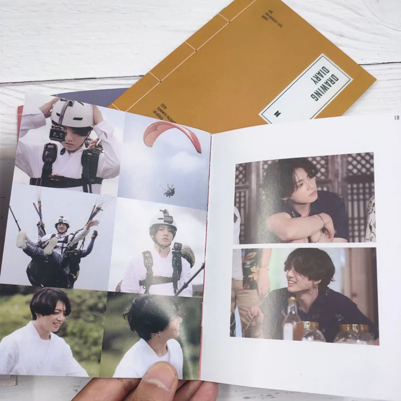 BANGTAN BOYS diary летняя фотография домашний однодневник альбом книга