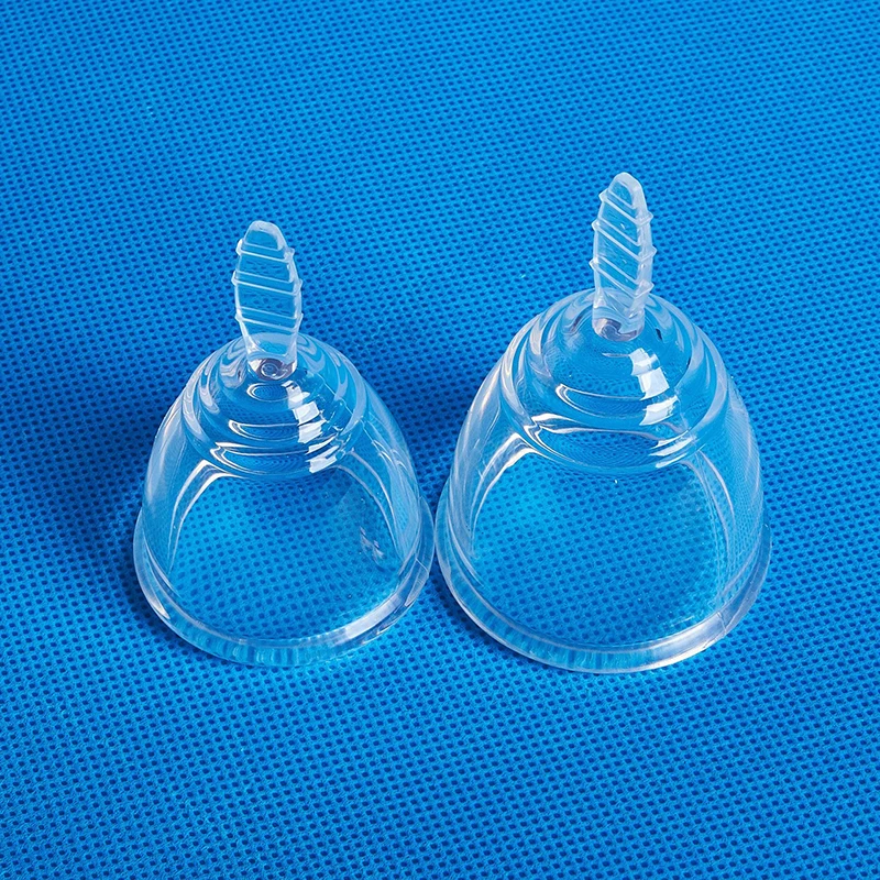 New style sport Menstrual lady Cup 100% silicone medical grade feminine hygiene Reusable women Menstrual Silicone Cup Colletor