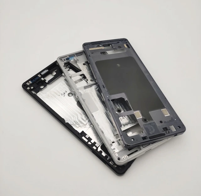 Original For Sony Xperia 1 II / X1 ii LCD Supporting Middle Frame Chassis  Bezel Metal Plate