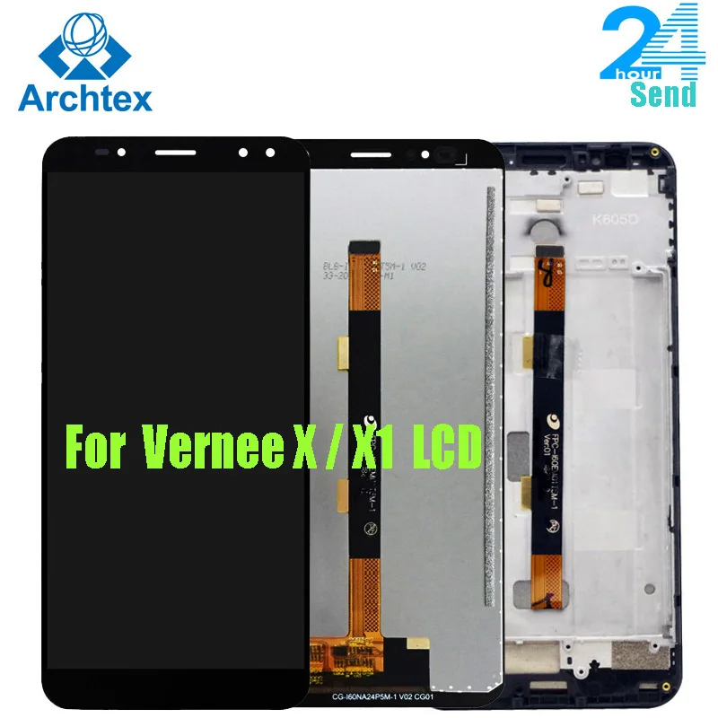 Для оригинальный Vernee X X1 ЖК дисплей Дисплей + кодирующий преобразователь