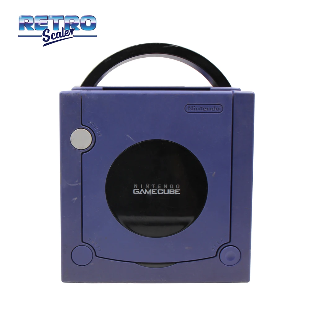 RetroScaler Second hand оригинальная консоль GameCube с установленным чипом Xeno GC и швейцарским