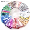 50pcs/Lot Mixed-Styles Random Nail Foil Stickers 4*20CM/pc Holographic Transfer Foil Sticker For Nails Wraps Slider Sticker Foil ► Photo 1/6