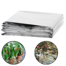 Silver Highly Reflective Mylar Films for Grow Tent Room Garden Greenhouse Farming Increase Plant Growth