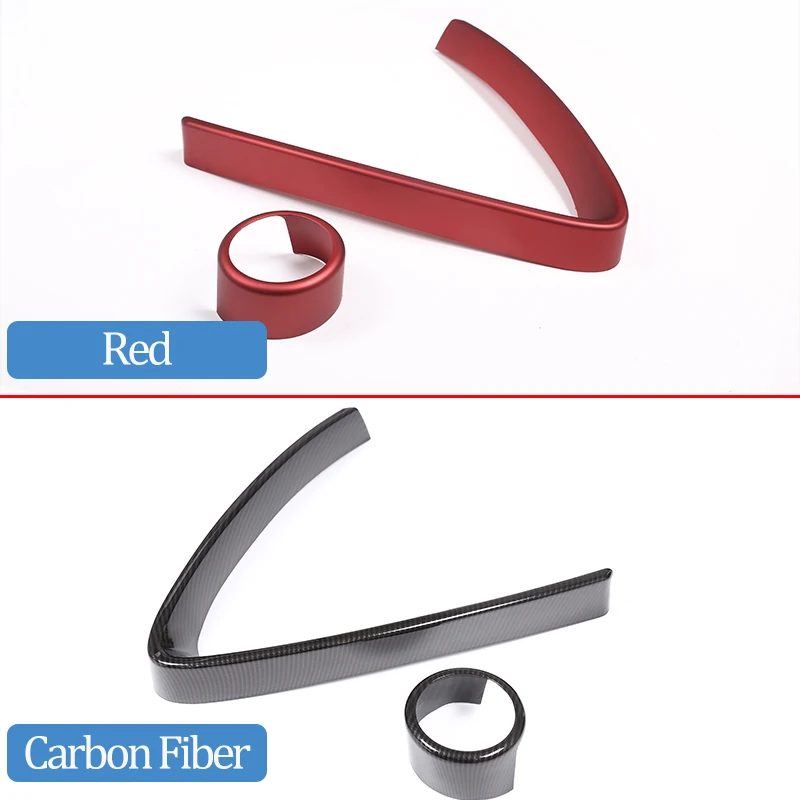 Car Grille Trim For Alfa Romeo Giulia Stelvio ABS Plastic Front Grill Decoration Frame