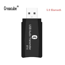 2 в 1 Bluetooth 5,0 аудио приемник передатчик мини стерео Bluetooth AUX RCA USB 3,5 мм разъем для ТВ ПК автомобильный комплект беспроводной адаптер