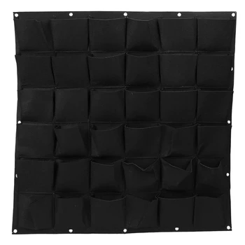 

36 Pockets Vertical Hanging Wall Garden Planter Plant Grow Bag For Flower Vegetable For Indoor/Outdoor And Patio Areas(36 Pocket