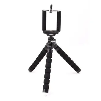 

Holder Flexible Octopus Tripod Bracket Phone Camera Selfie Stand Monopod Sponge octopus tripod with E-shaped clip set