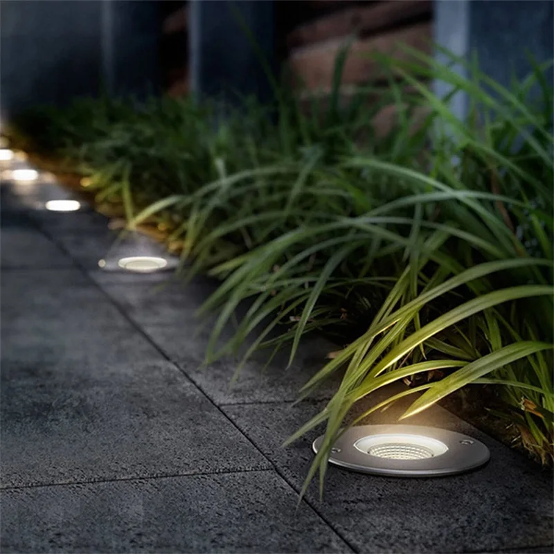 10 Pack IP65 Waterproof LED underground Light 6W 10W Outdoor Ground Garden Path Floor Buried Yard Spot Landscape 110V220V 12V