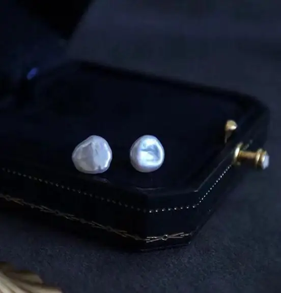 

Серьги-гвоздики с натуральным жемчугом, серебро 925 пробы