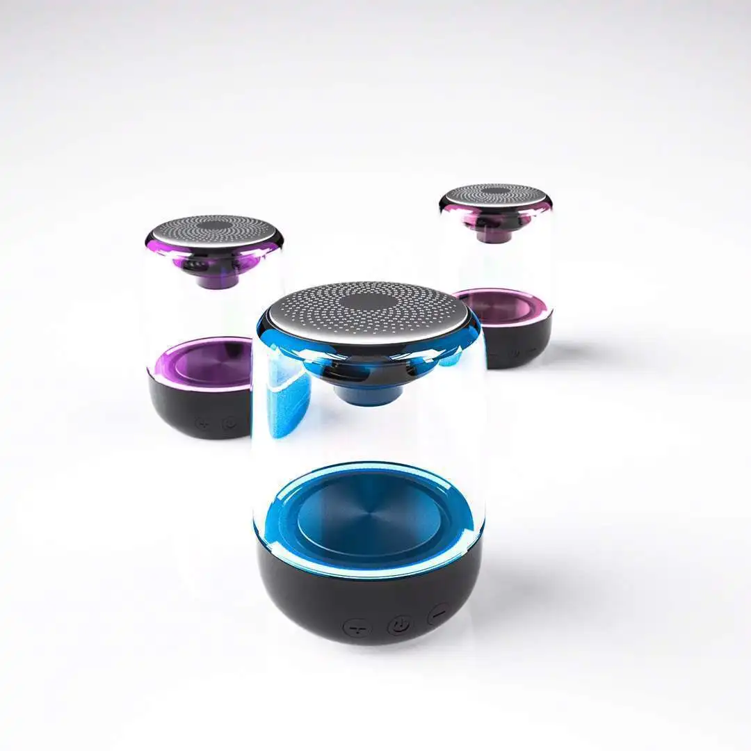 Миниатюрный внутренний/наружный беспроводной Bluetooth динамик C7 со светодиодными