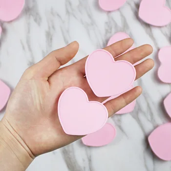 

10-100pcs Pink heart concave Grooved Blank mobile phone folding stretch bracket Phone Holder Balloon girp for smartphone