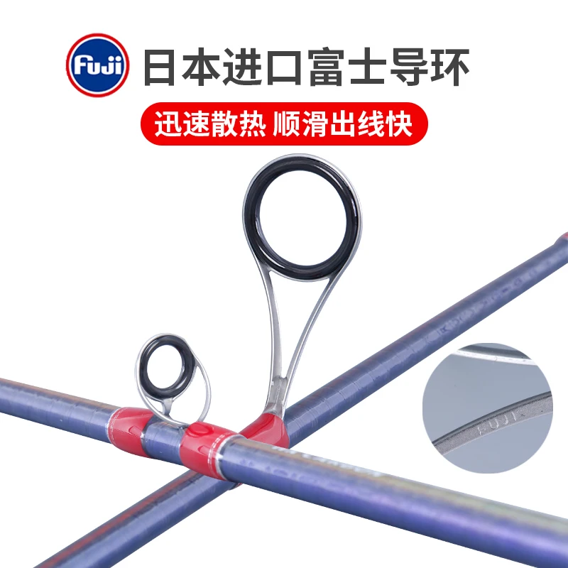Кастинговое удилище для приманки Fuji L/ML/M/MH М супержесткая супербыстрая Настройка