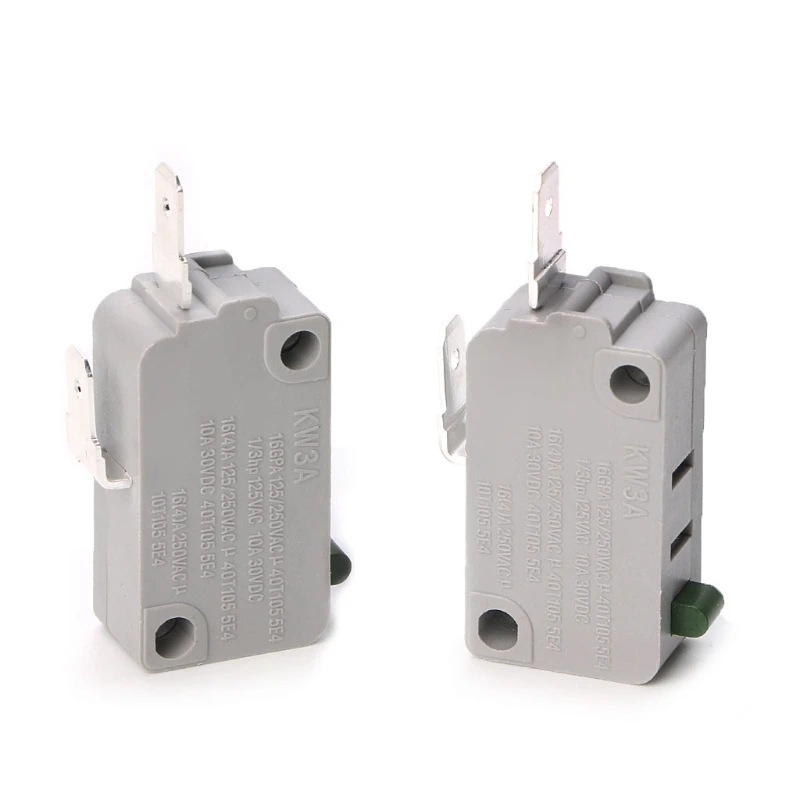 2Pcs Kw3A Microinterruttore Porta Forno A Microonde 125V/250V 16A Interruttore Normalmente Aperto C5Ac
