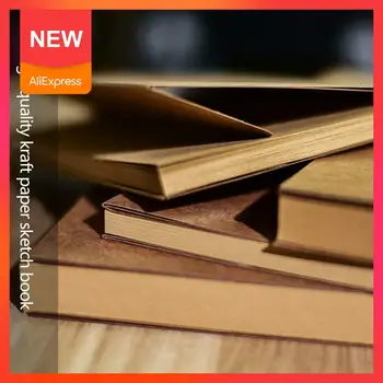 

32k Retro Sketch Book Kraft Paper Sketchbook Blank Diary Picture School Notebook Office Supplies Sketch Notes Book Statione D4Y4
