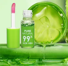 Aloe Lip gloss Lips Makeup Moisturizer Nutritious Liquid Lipstick Aloe Vera Plant Transparent Color Changing Lip Tint Baby Lips