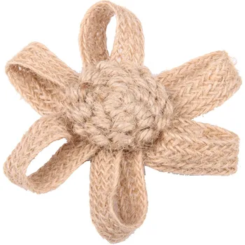 

Hand Made DIY Hand-Woven Supplies Vintage Craft Gift Wrap Burlap Rose Stimulation Flowers Decor Wedding Favors Party Linen Cloth