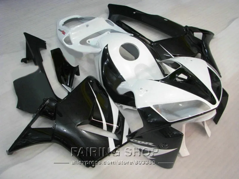 7 подарки инжекторный CBR600RR 05 2005 для HONDA черные белые Обтекатели cbr-600rr 06 2006 комплект SF024