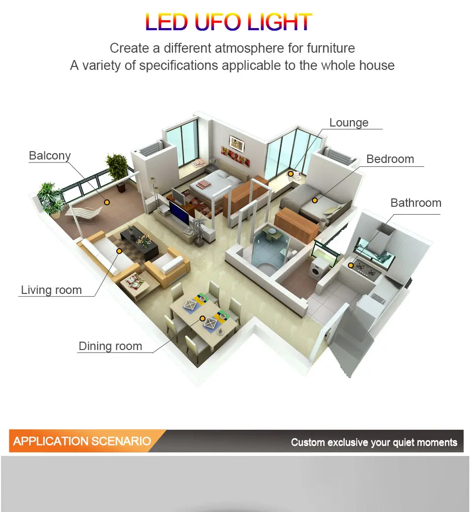 LED Ceiling Light Circular Led Panel Lampada AC85-265V Ultra Thin Surface Mounted Light Living Room Bedroom Lighting Fixture