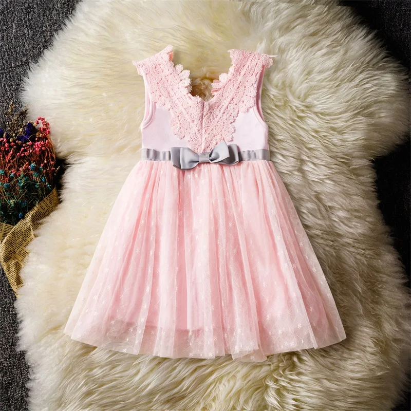 Летняя одежда для новорожденных в стиле принцессы Vestido на день рождения 1 год платье для вечеринок для девочек свадебное платье для девочек; детская одежда с рисунками; платье для крещения младенцев платье