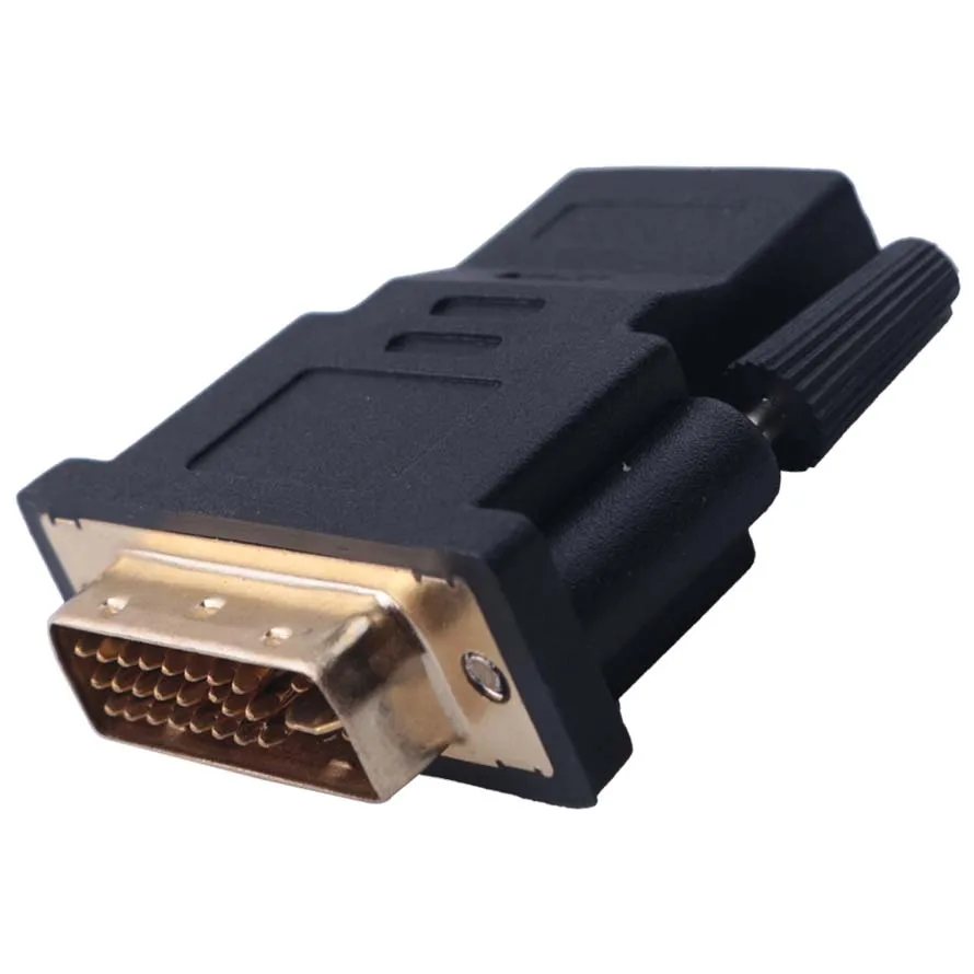 Elistooop DVI 24 + 1 штекер на HDMI гнездо конвертер позолоченный адаптер 1080P для HDTV LCD D|to
