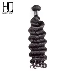 HJ переплетения красивые, натуральные волосы пучки перуанские волосы естественно волнистые 1/3/4 шт. 7A накладка из натуральных волос