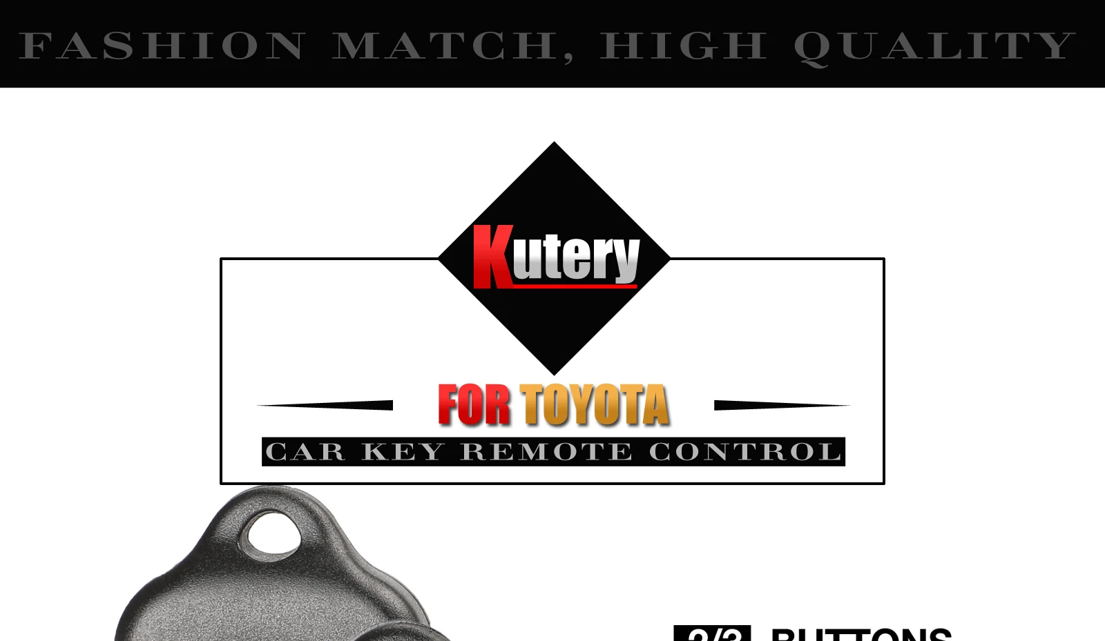 Kutery 10X315 МГц дистанционный автомобильный брелок 2/3 кнопка+ тревога для Toyota HYQ12BBX Highlander GQ43VT14T Camry Solara Corolla Sienna