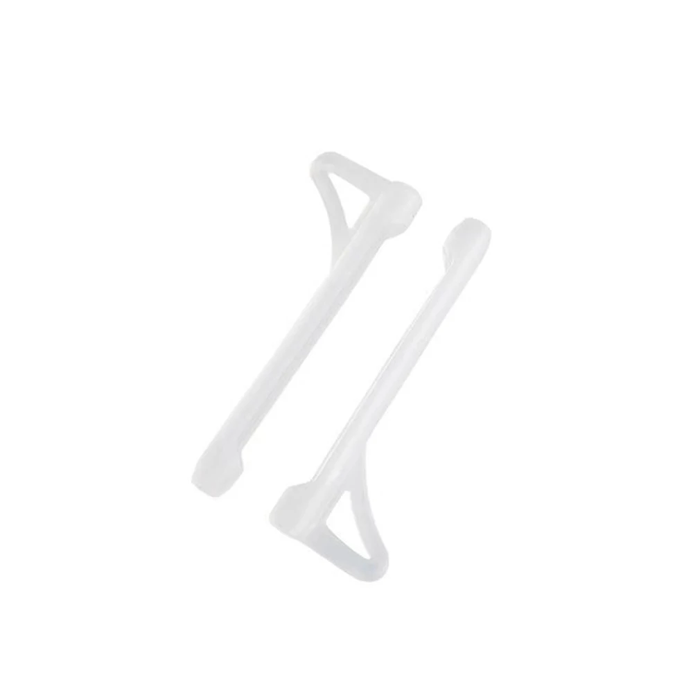 white 1 пара, новые очки, противоскользящая крышка, ушной крючок, силиконовые, против потери, очки, ноги, держатель для солнцезащитных очков, аксессуары для очков - Цвет: white