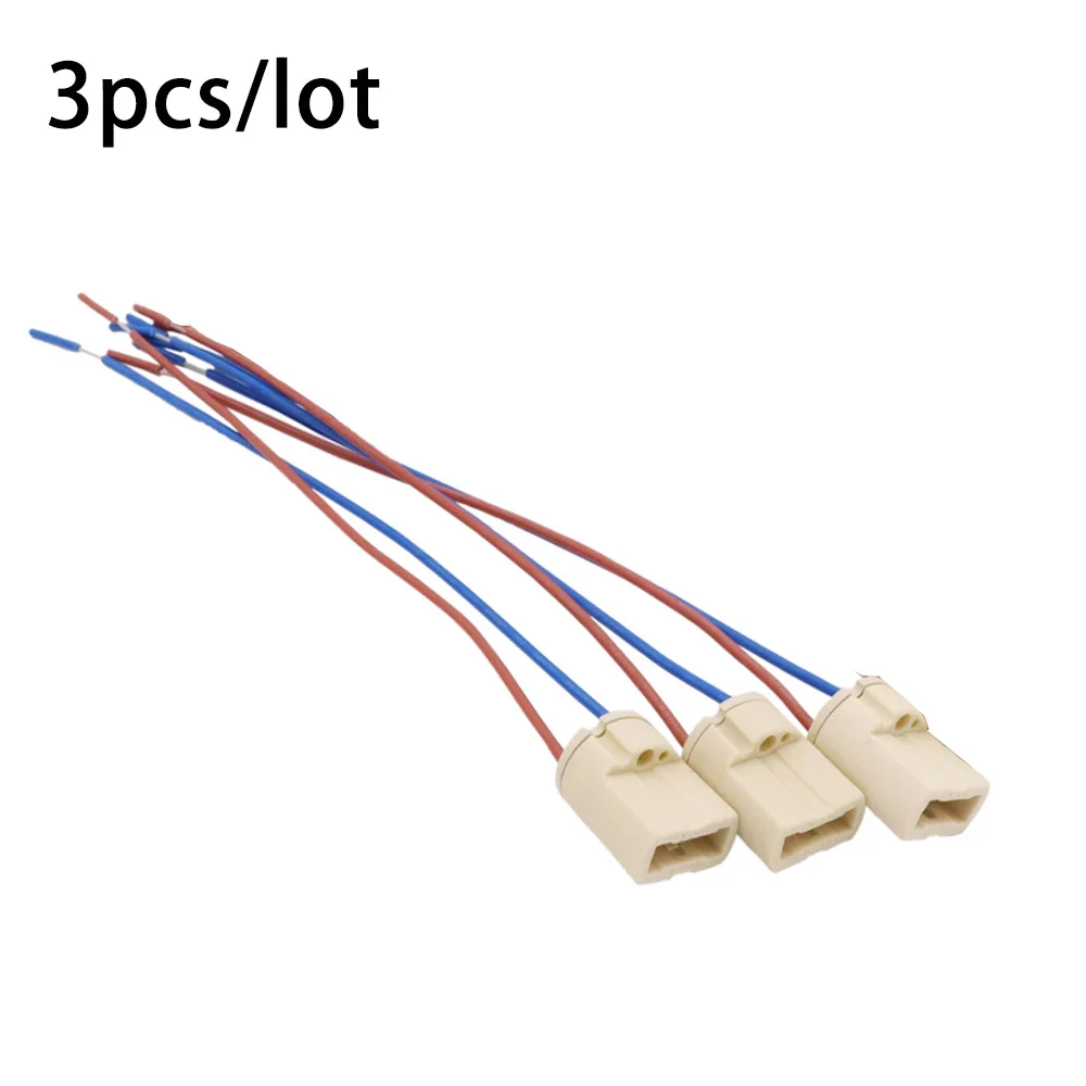 G9 Ceramic Lamp Holder Lighting accessories 110-240V Lamp Base With Wire DIY Socket For G9 LED Bead 3pcs/lot