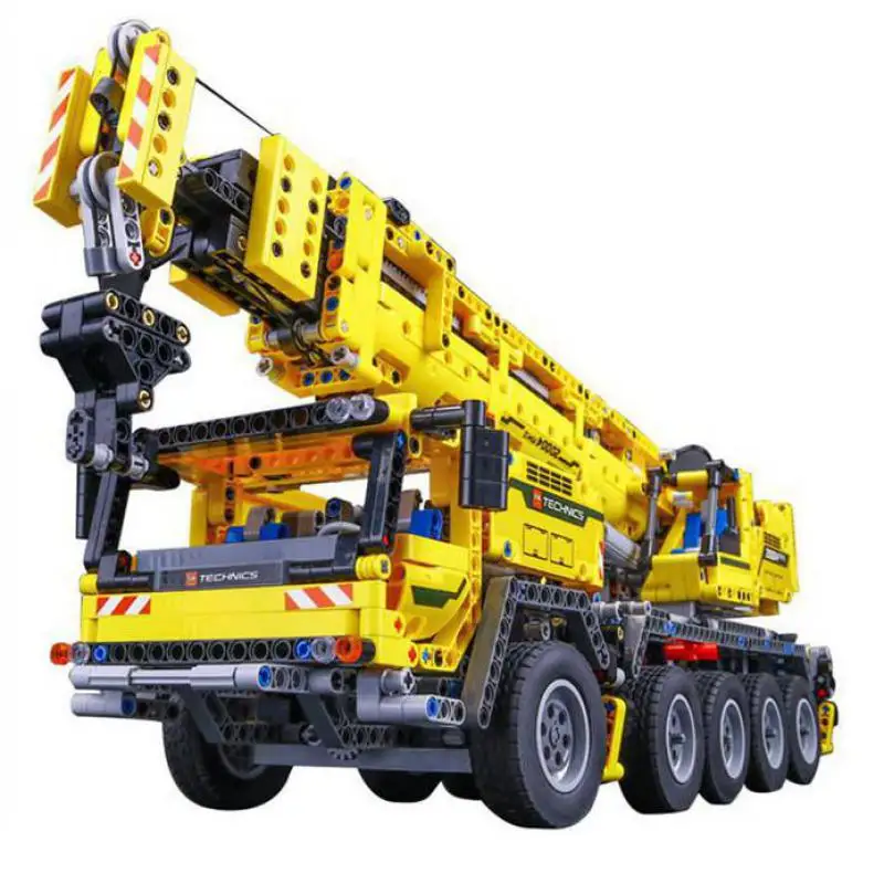 

legoinglys 20004 Technic series Motor Power Mobile Crane Mk II Car Model Building Kits Blocks Bricks Compatible With 42009 gifts