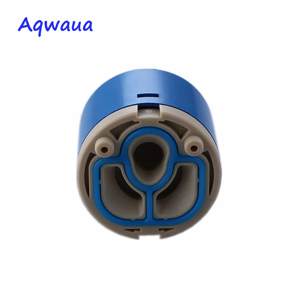 Aqwaua Faucet Valve Core 40mm Standard Ceramic Cartridge without Distributor with Filter Faucet Cartridge Replacement Part