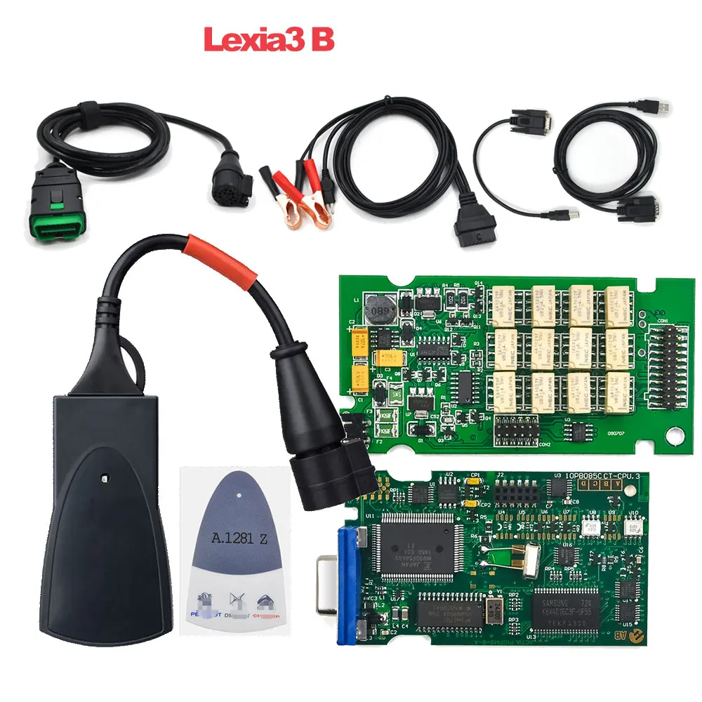 Lexia 3 полный чип Diagbox 7,83 OBD2 Авто сканер 921815C чип Lexia3 PP2000 для Citroen/peugeot OBD2 диагностический инструмент lexia3 - Цвет: Lexia3 B