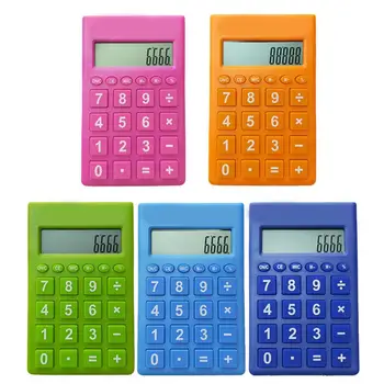 

Portable Mini Calculators 12 Digits Electronic Calculator Battery Power Economical Calculator School Student Calculating Tools