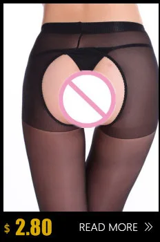 Female Erotic Stocking Four Sides Open Crotch Ladies Elastic Black Hosiery Sexy Women Seamless Crotchless Temptation Pantyhose