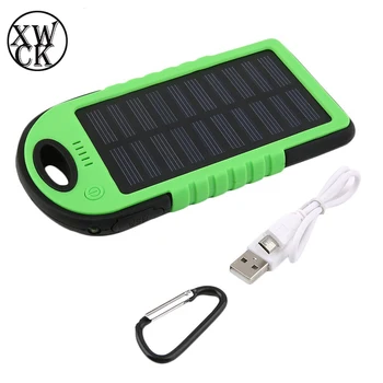 

30000 mah Solar Emergency Power Bank met LED Zaklamp Draagbare Telefoon Batterij Powerbank Solar Waterdicht Externe Batterij