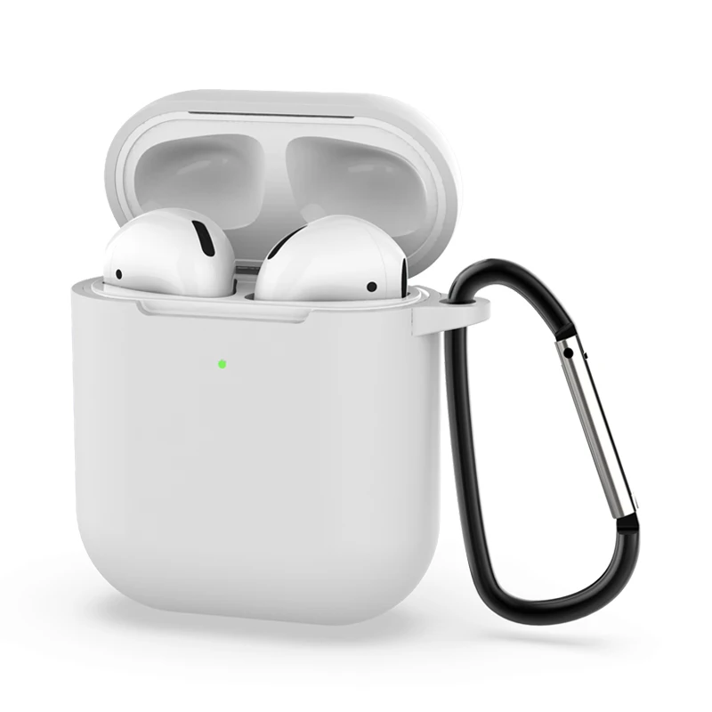 Для airpods 222 Чехол air стручки силиконовый чехол Беспроводной Bluetooth наушники forairpods222 i14 i16 i18 i30 i50 i80 i100 - Цвет: baiTB2dai