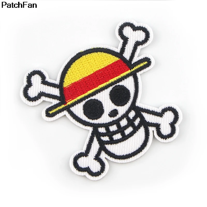 20 шт./лот Patchfan одна деталь аниме аппликация нашивки железа на рубашке одежда вышитые наклейки одежда с героями мультфильмов платье значок A2660