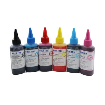 

UP 1set 100ml INK T378 T379 Refill Cartridge CISS dye ink compatible for Epson XP-8500 XP-8505 XP-8600 xp-8605 printer
